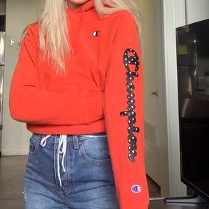 Orange Champion Hoodie